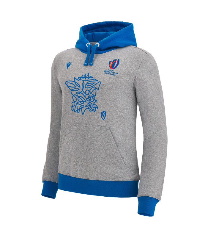 Sweat a Capuche Macron Adulte France Rugby World Cup 2023 Officiel