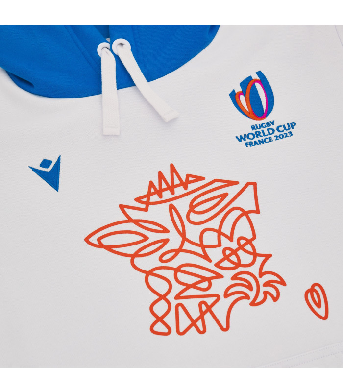 Sweat a Capuche Macron Adulte Rugby World Cup 2023 Officiel