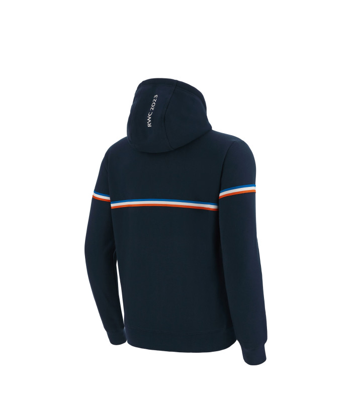 Sweat a Capuche Zip Macron Enfant Rugby France World Cup 2023 Officiel