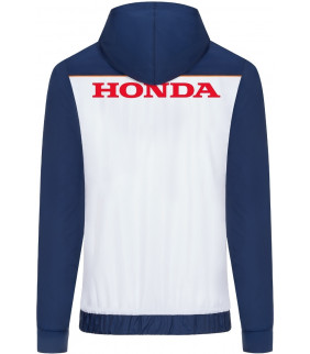 Veste imperméable à capuche Zip Homme Repsol Honda Officiel MotoGP