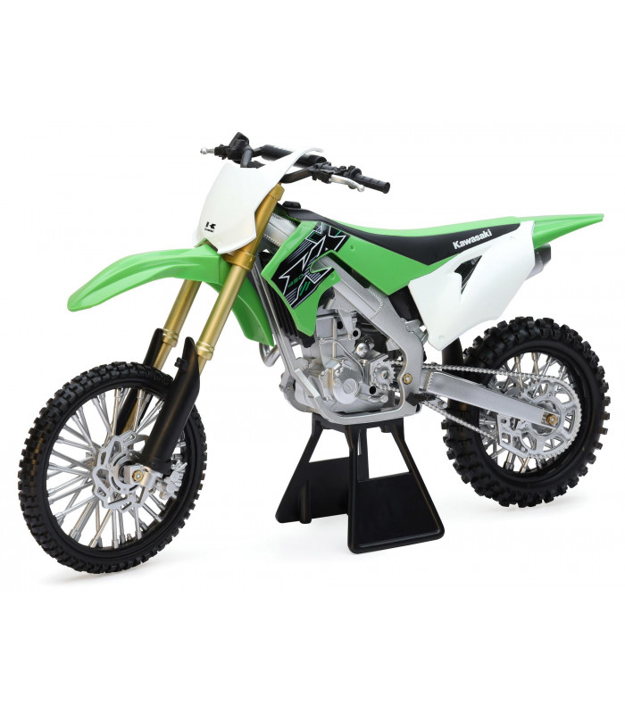 Moto cross Miniature NewRay Kawasaki Officiel KX450F 1/6 Die-Cast